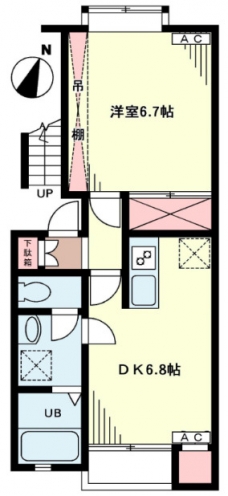 サンガーデンⅠの間取り図