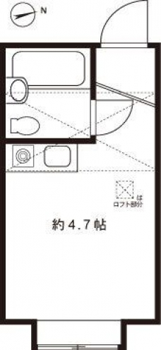 パンシオン豊島園Ａ棟の間取り図