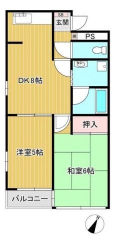サニーフォーラムの間取り図