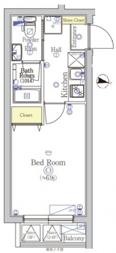 SHOKEN　Residence西川口の間取り図