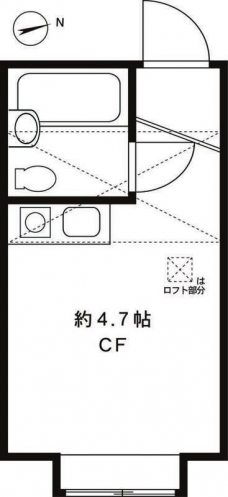パンシオン豊島園Ａ棟の間取り図
