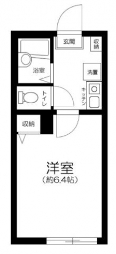 レジデンス江北の間取り図