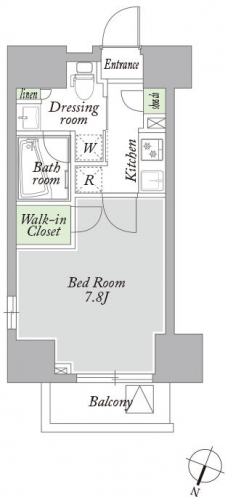 アーバンパーク西巣鴨ＥＡＳＴの間取り図