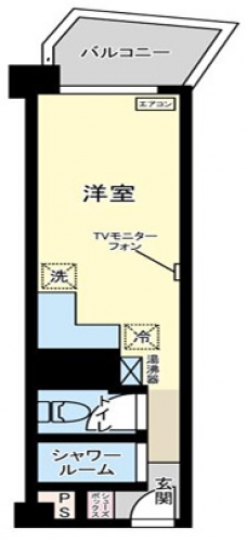 川口寿コーポの間取り図