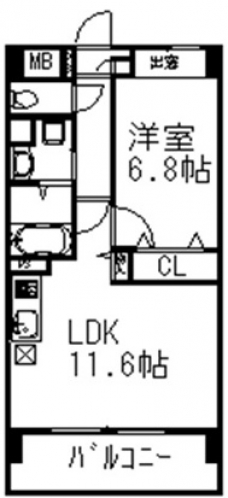 プライムアーバン千駄木の間取り図