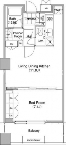 コンフォリア東池袋ＷＥＳＴの間取り図
