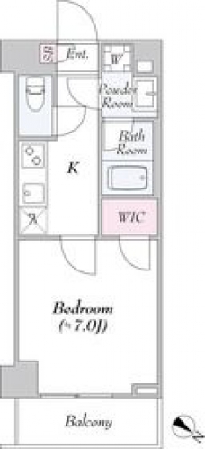ロイジェント大山西町の間取り図