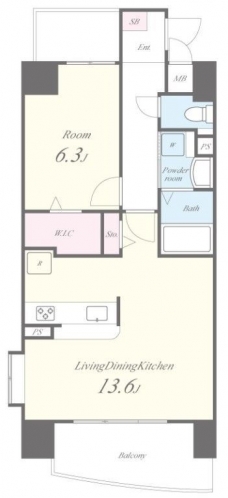 オルテハウスの間取り図