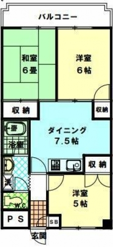 サンパーク三園の間取り図