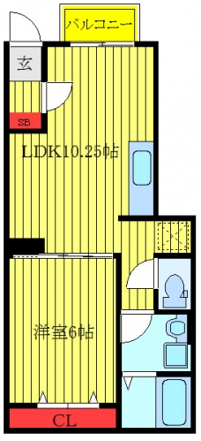 ソワーニュの間取り図
