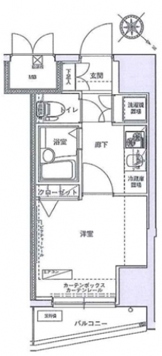 アイル池袋NORTH参番館の間取り図
