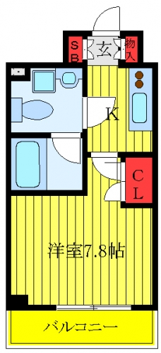 エスティメゾン王子の間取り図