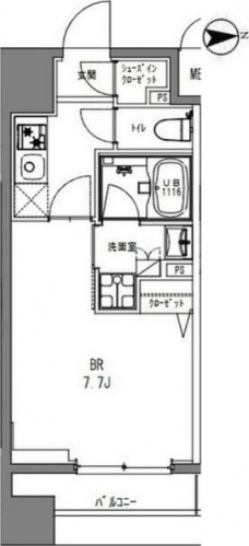 Ｌａ　Ｄｏｕｃｅｕｒ秋葉原の間取り図