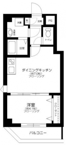 Comfort南千住の間取り図