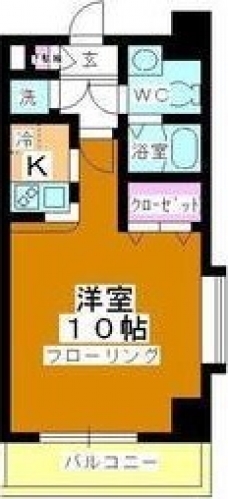 アルファコート川口2の間取り図
