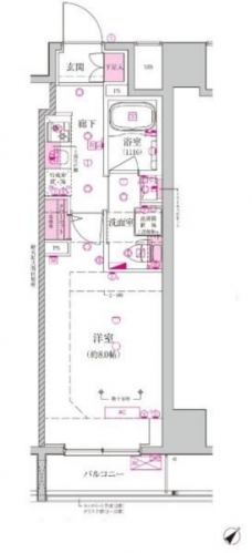 ベルシード西巣鴨の間取り図