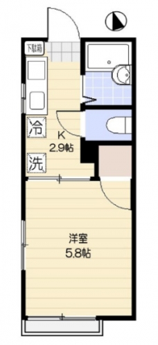 ジュネス福寿の間取り図