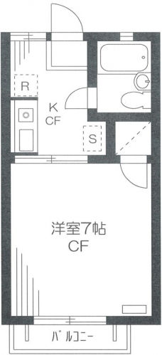 グリーティングハイツＮ　A棟の間取り図