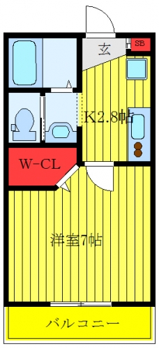 ラ・クール西川口の間取り図