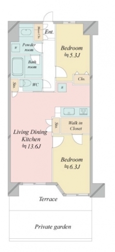レジディア南千住の間取り図