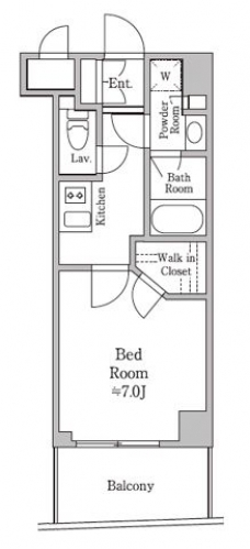 レジディア板橋の間取り図