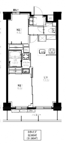 S-RESIDENCE東浦和aguaの間取り図