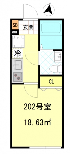 CFジオーレ本蓮沼の間取り図