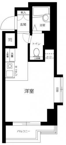 日神パレステージ西池袋の間取り図