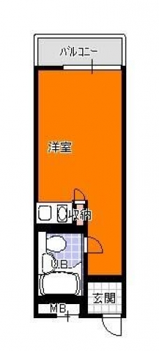 ダイマス熊野町マンションの間取り図