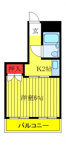 メゾンディエールの間取り図
