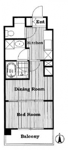 ラポール上板橋の間取り図