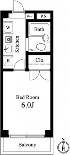 スバルハイツの間取り図