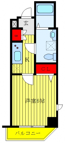 ヴァレッシア川口幸町シティの間取り図