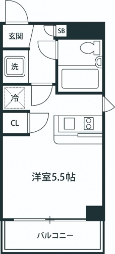 ワコーレエレガンス西川口の間取り図