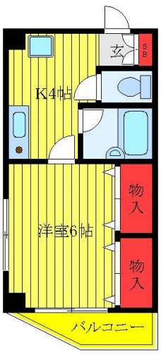 メゾンアッシュテファミーユの間取り図