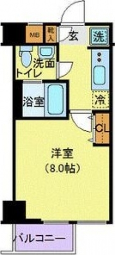 クレヴィスタ文京江戸川橋の間取り図