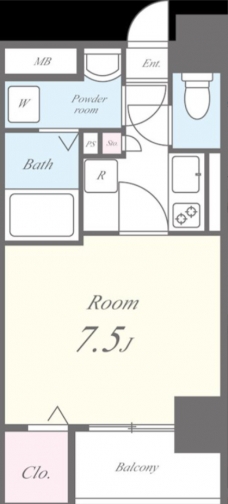 ヒルズ飛鳥山の間取り図