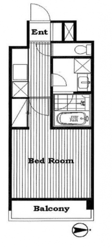ラポール上板橋の間取り図