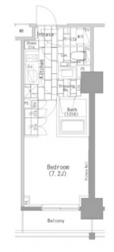 ザ・パークハビオ上野レジデンスの間取り図