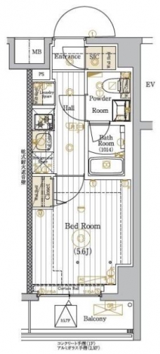 MAXIV川口青木の間取り図