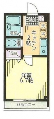 アーク南鳩ヶ谷の間取り図