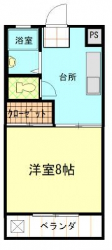 金澤コーポの間取り図