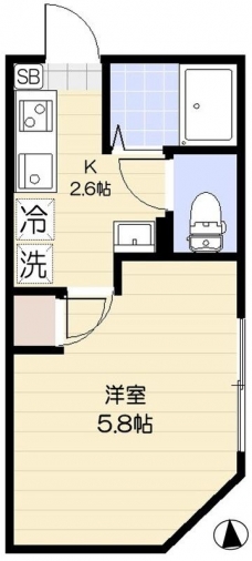 Ｖｅｒｔ　Ｂｏｎｈｅｕｒ（ヴェール・ボヌール）の間取り図