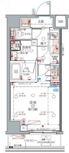 クレヴィスタ浮間舟渡の間取り図