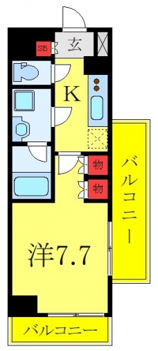 KDXレジデンス中板橋の間取り図