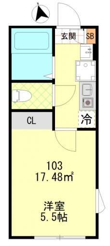 パティシオン中板橋の間取り図