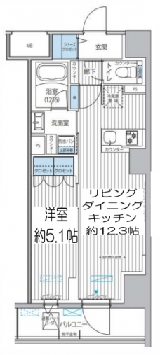 メゾン クロロの間取り図