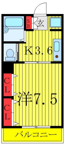 寺門レジデンスの間取り図