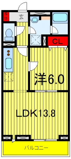 VIVACEの間取り図