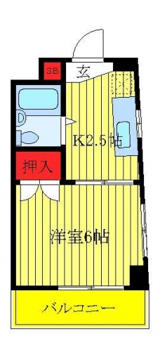 ヌーボー北の間取り図